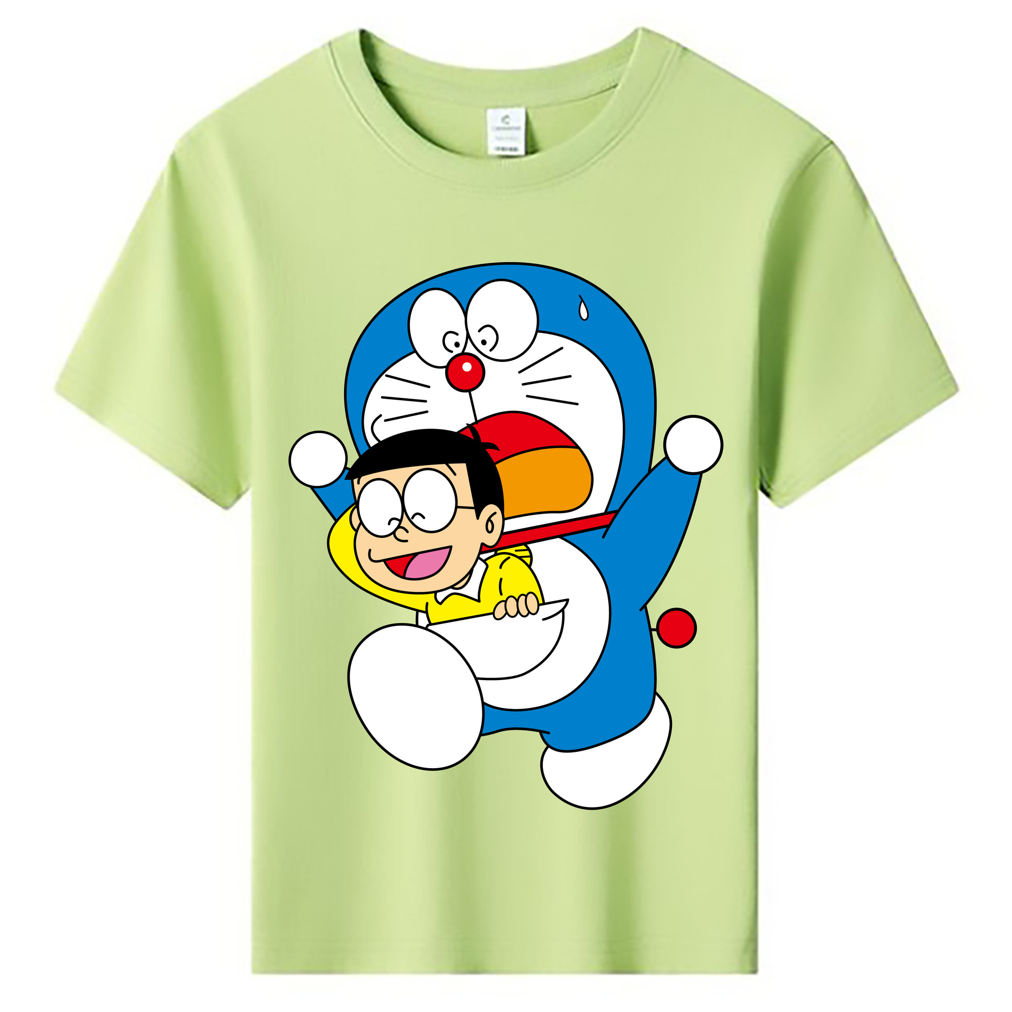 （画像用） ドラえもん Doraemon 綿100％キッズTシャツ（フロントプリント）